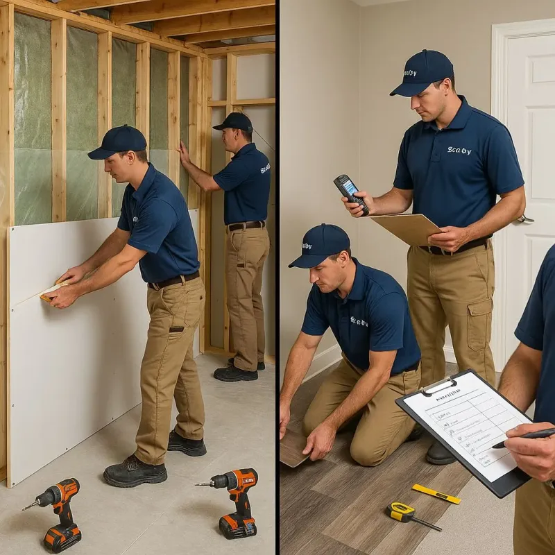 Repairs and Reconstruction process in Grantville, GA