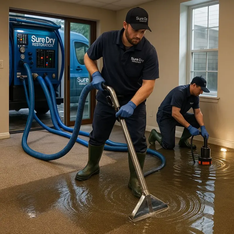 Water Extraction and Removal process in Grantville, GA